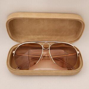 Chloe Suns Rose Gold/Rose Sunglasses Made In Italy